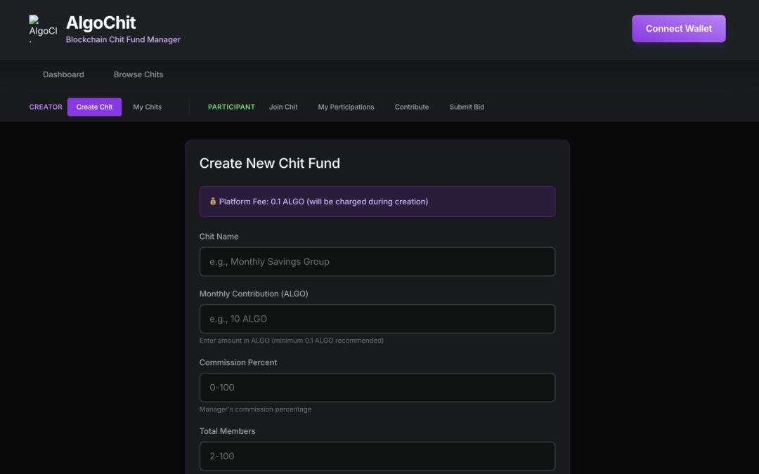 IITRookies – AlgoChit