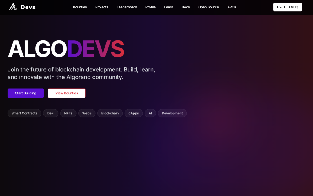Decentralized Dynamos – AlgoDevs